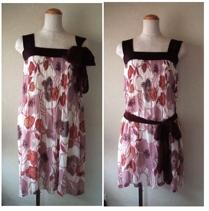 シフォンワンピ