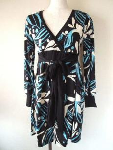 プリントワンピ小