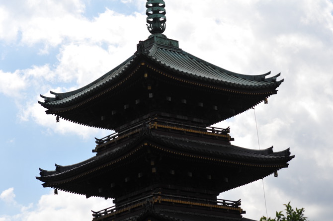 旧東叡山寛永寺五重塔