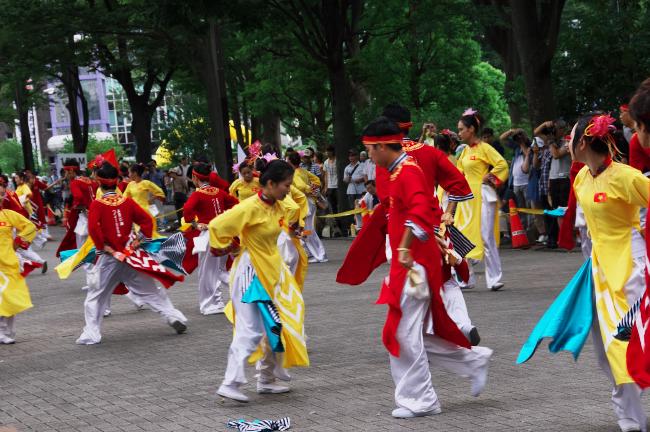 原宿元気祭　ベトナムからの参加　2011.8.28