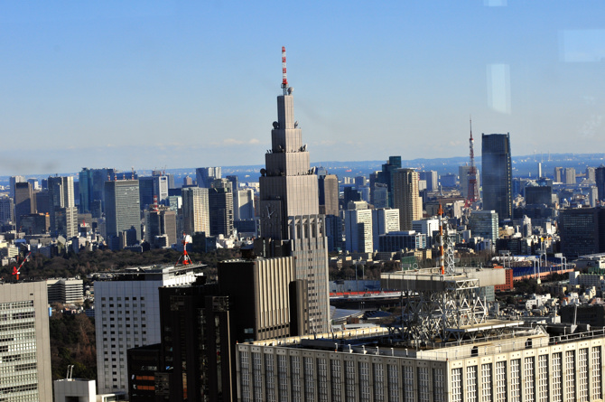 東京都庁舎よりの眺望