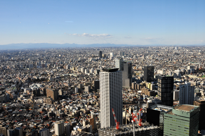 東京都庁舎よりの眺望