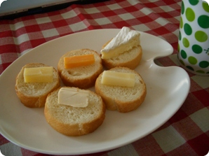 チーズ＆フランスパン
