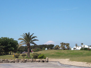 辻堂海浜公園と富士