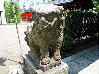 菅原神社‐狛犬左