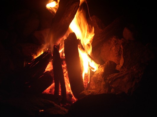 焚き火