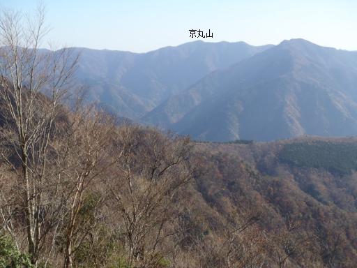 2011-11-20 常光寺山から京丸山を遠望