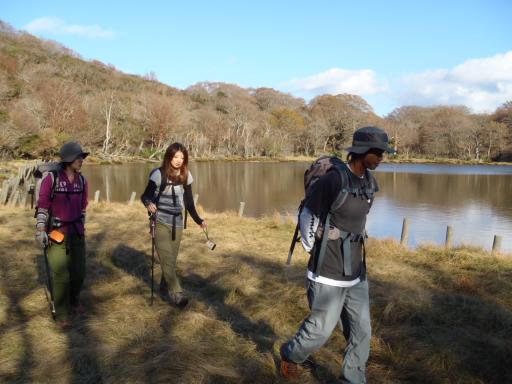 2011-11-13 八丁池を後に出発だ