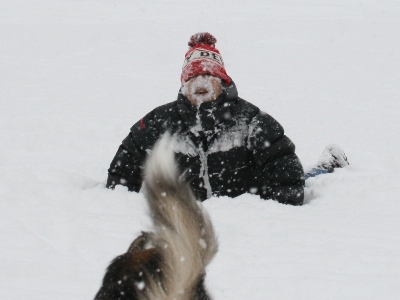 うーちゃん雪だるま