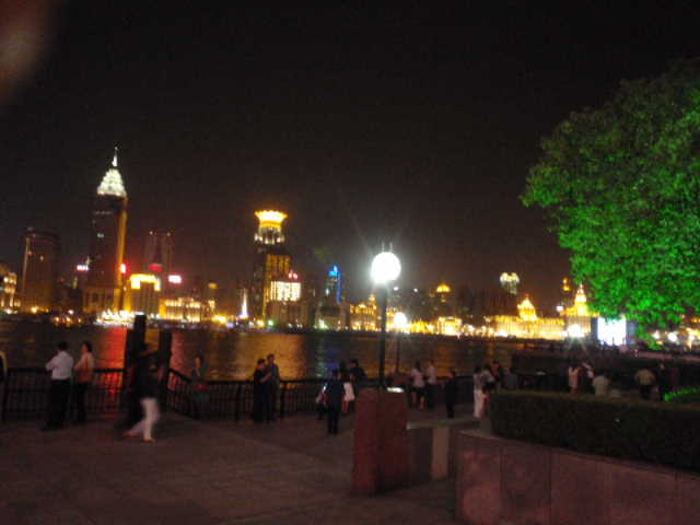黄浦江の夜景