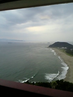 ホテルの窓からオーシャンビュー！