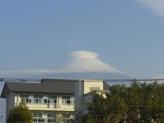 富士山２０１０年１０月２５日家より