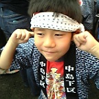 太鼓の待ち時間中