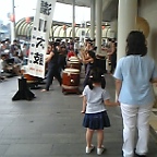 太鼓の路上ライブ（？）