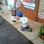 ゆうしゃん太鼓を聴く