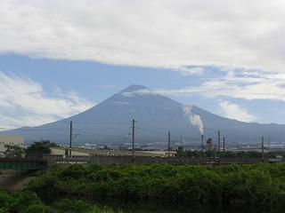 富士山２０１０年７月１８日７：４６