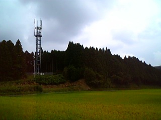 菅沼城遠景