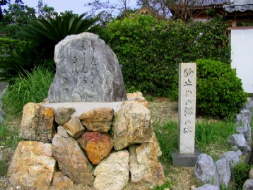 駒止め櫻碑（清源院）