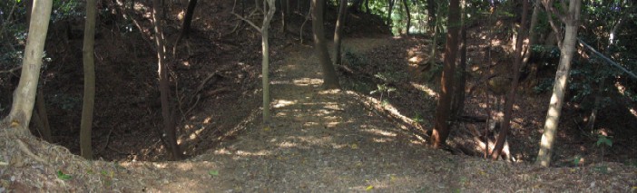 佐久城土橋・虎口