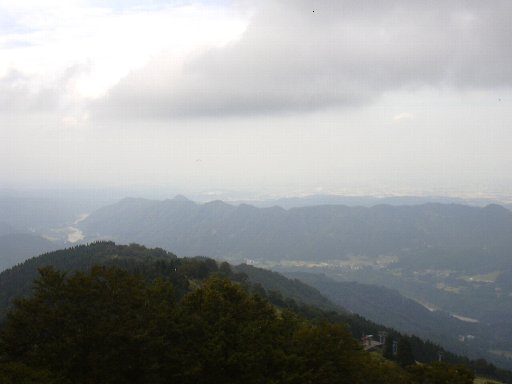 常願寺川と平野部方面