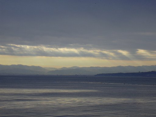 海の向こうの立山連峰　2008.1.5