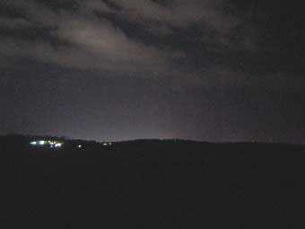 夜の砂丘