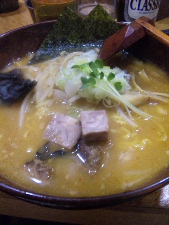 白樺山荘　味噌ラーメン