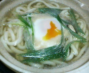 鍋煮込みうどん　ネギ＆きのこ入り