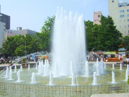 大通公園　噴水