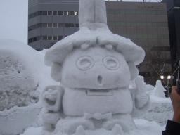 雪像　おじゃる丸