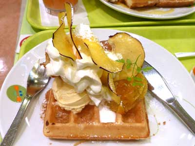 honeybee - Sweet Potato Waffle
