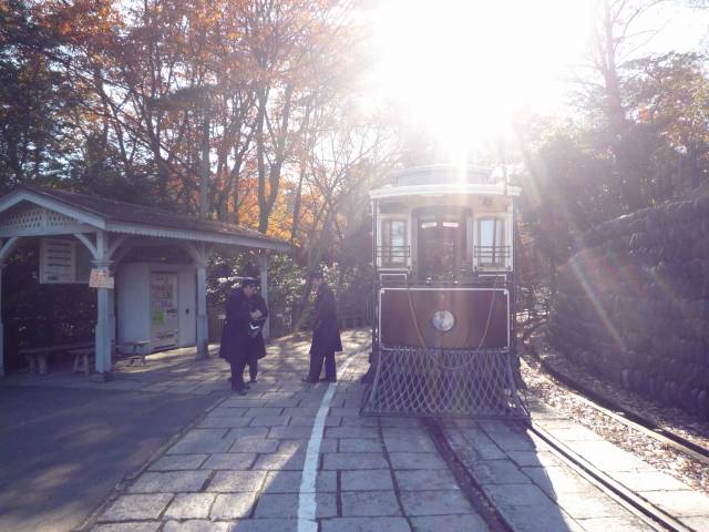 京都市電と車掌さん