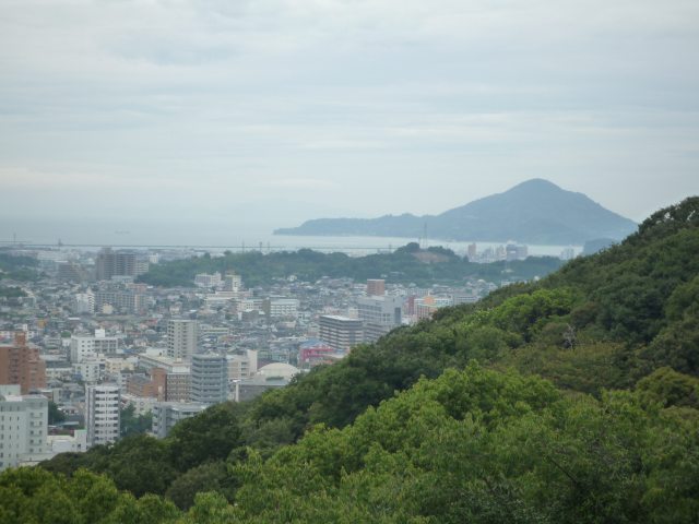 松山城から見える風景