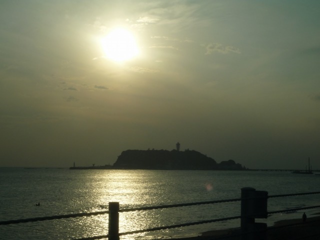 江ノ島夕陽
