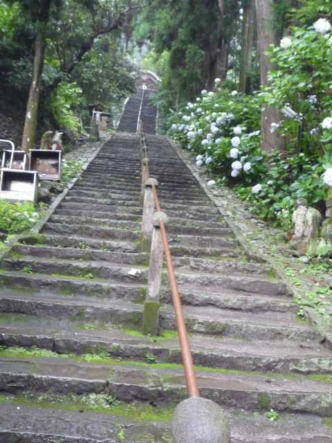 青龍寺のなが～～～～い階段
