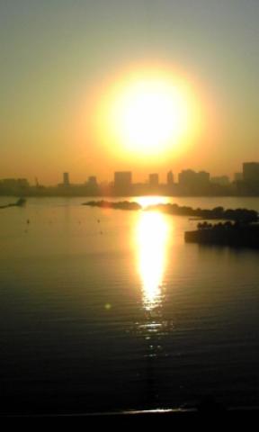 夕日