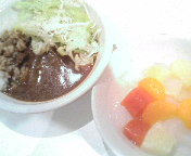 カレー＆フルーツ