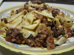 鴨肉のラグー・パッパルデッレ