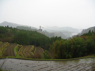 総工費18億円の日本一のつり橋