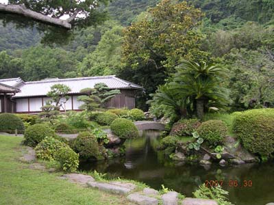 仙巌園の庭