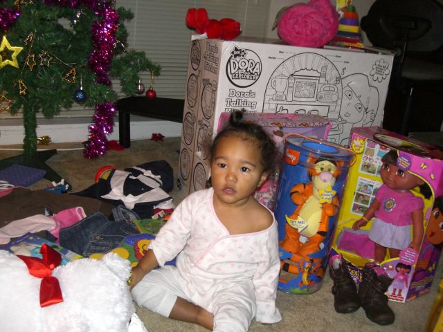 プレゼントの山