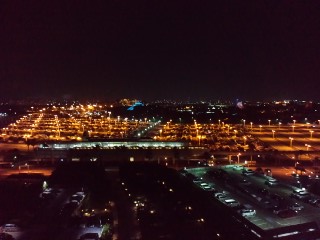 ホテルオークラ東京ベイ　部屋からの夜景