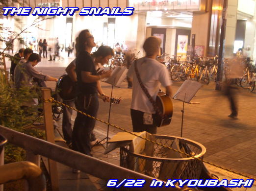 夜行性のカタツムリin京橋