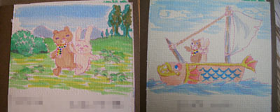 絵本式クリスマスカード2