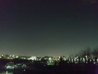 もちお部屋から見える夜景☆