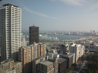 神戸市役所２４階からの眺め