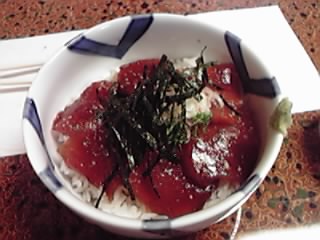 〆は漬け丼