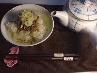 昆布茶漬け