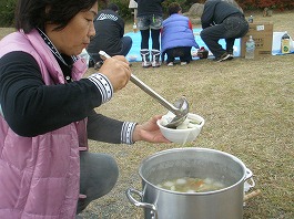 芋煮鍋担当、瀬戸さん