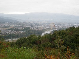 現地より北を望む(本宮市中心地）